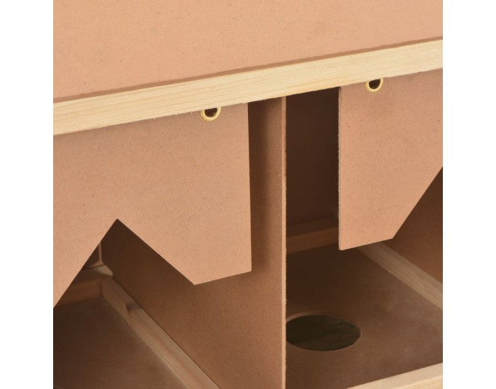 Sonata Пилешка гнездилка, 4 отделения, 106x40x45 см, бор масив