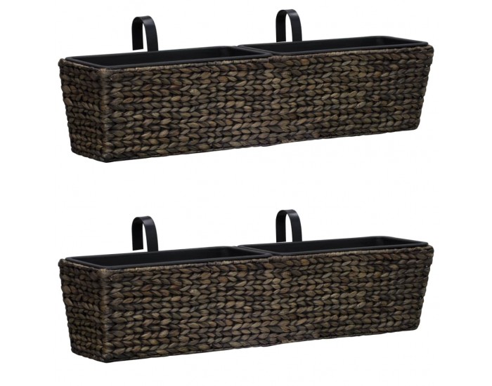 Sonata Градински плантери, 2 бр, воден хиацинт, кафяви