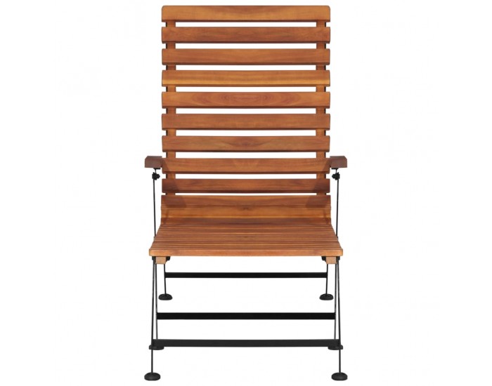 Sonata Градински стол тип шезлонг, акация масив