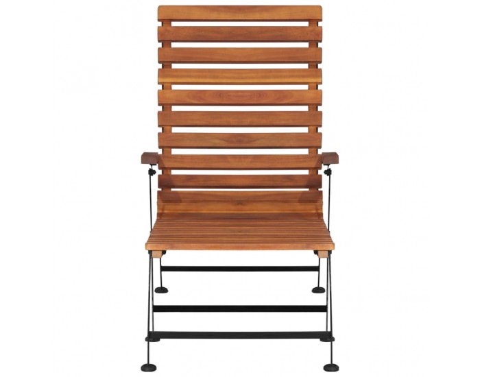 Sonata Градински стол тип шезлонг, акация масив