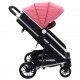 Sonata Детска/бебешка количка 2-в-1, розово и черно, алуминий