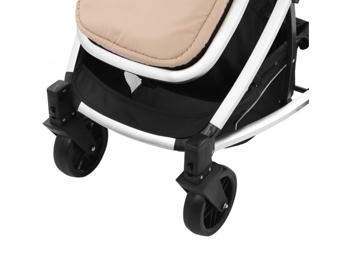 Sonata Детска/бебешка количка 2-в-1, таупе и черно, алуминий