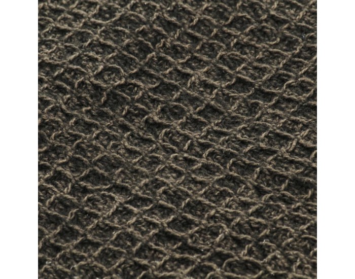 Sonata Декоративно одеяло, памук, 125x150 см, антрацит/кафяво Sonata Декоративно одеяло, памук, 125x150 см, антрацит/кафяво