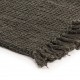 Sonata Декоративно одеяло, памук, 125x150 см, антрацит/кафяво