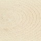 Sonata Подложки за хранене, 4 бр, естествен цвят, 38 см, кръгли, памук