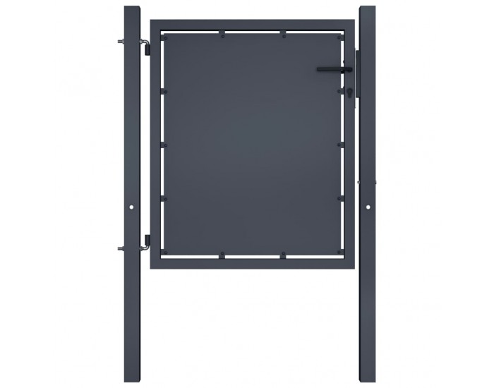Sonata Градинска порта, стомана, 100x75 см, антрацит