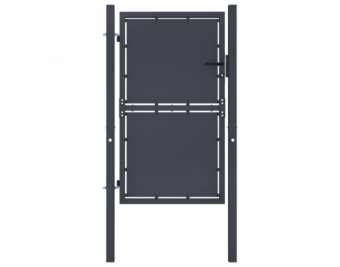 Sonata Градинска порта, стомана, 100x150 см, антрацит