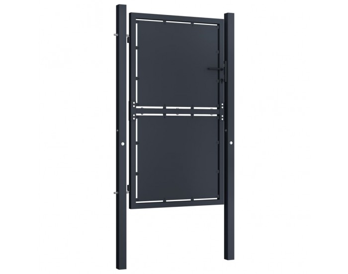 Sonata Градинска порта, стомана, 100x150 см, антрацит