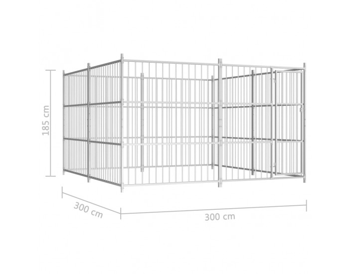 Sonata Външна клетка за кучета, 300x300x185 см