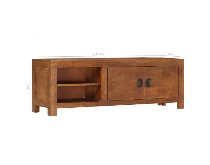 Sonata ТВ шкаф, 120х40х30 см, мангово дърво масив Sonata ТВ шкаф, 120х40х30 см, мангово дърво масив
