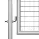 Sonata Градинска врата, поцинкована стомана, 105x200 см, сребриста
