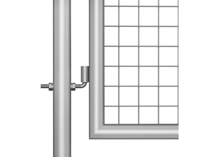 Sonata Градинска врата, поцинкована стомана, 306x225 см, сребриста