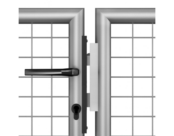 Sonata Градинска врата, поцинкована стомана, 306x225 см, сребриста