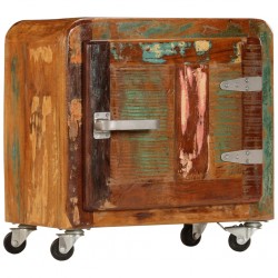 Sonata H Нощно шкафче, 50x30x50 см, регенерирано дърво масив - Нощни шкафчета