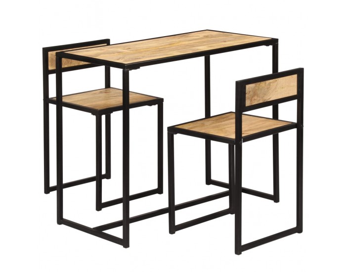 Sonata Трапезен комплект, 3 части, мангово дърво масив