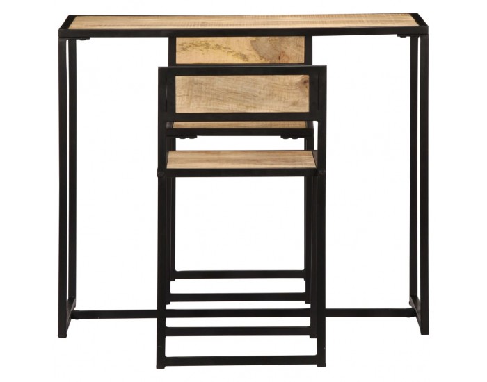 Sonata Трапезен комплект, 3 части, мангово дърво масив