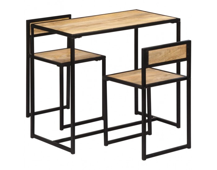 Sonata Трапезен комплект, 3 части, мангово дърво масив