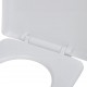 Sonata Тоалетни седалки с плавно затваряне, 2 бр, пластмаса, бели