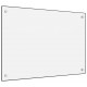 Sonata Кухненски гръб, бял, 70х50 см, закалено стъкло