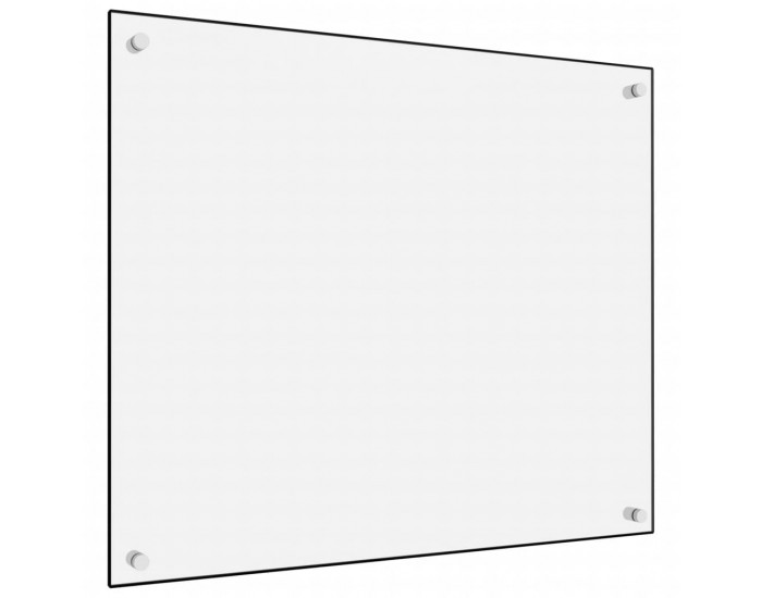 Sonata Кухненски гръб, бял, 70х60 см, закалено стъкло