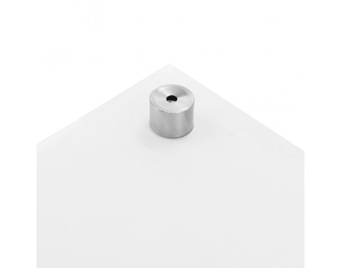 Sonata Кухненски гръб, бял, 80x40 см, закалено стъкло