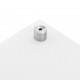 Sonata Кухненски гръб, бял, 80x40 см, закалено стъкло