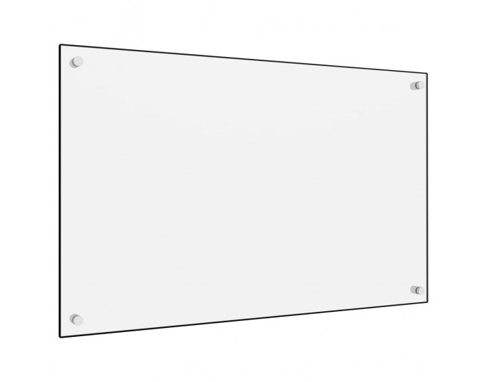 Sonata Кухненски гръб, бял, 80х50 см, закалено стъкло