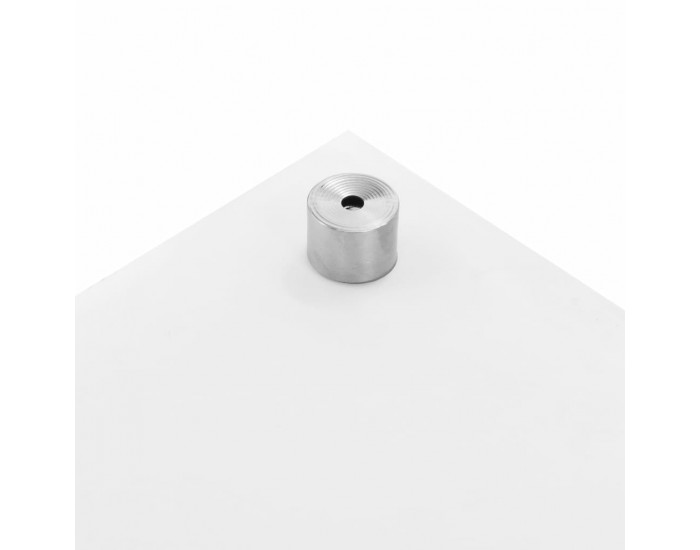 Sonata Кухненски гръб, бял, 80х50 см, закалено стъкло