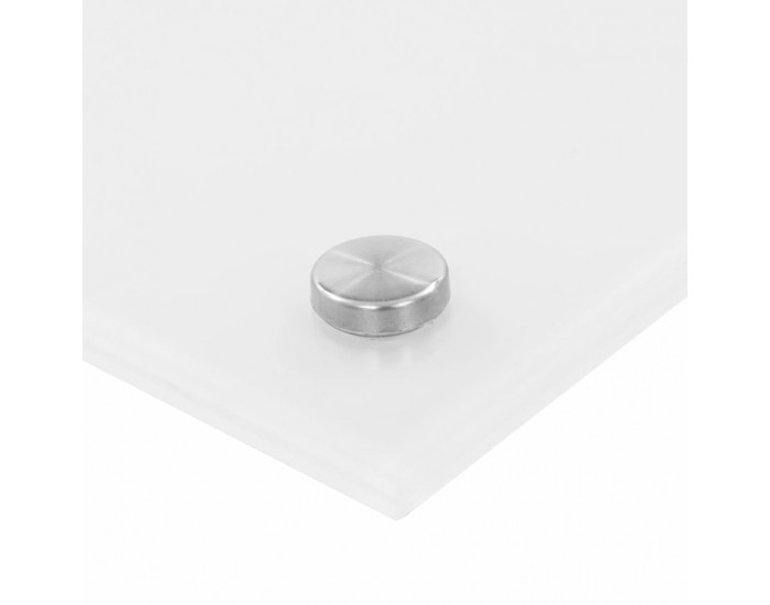 Sonata Кухненски гръб, бял, 80х50 см, закалено стъкло