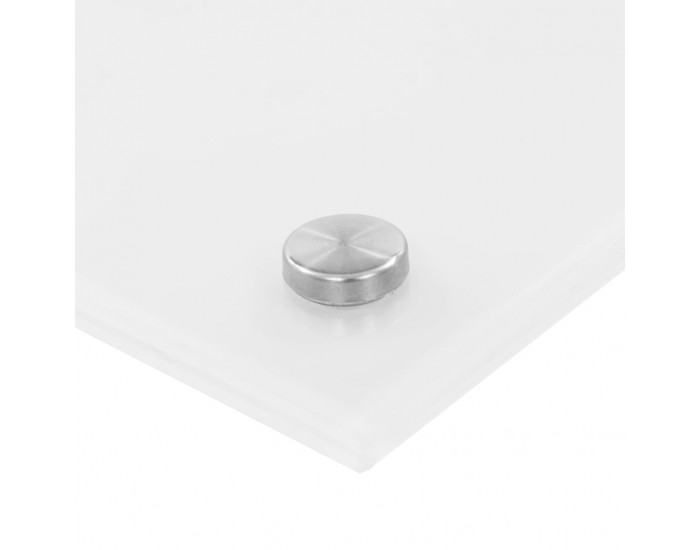 Sonata Кухненски гръб, бял, 100x40 см, закалено стъкло