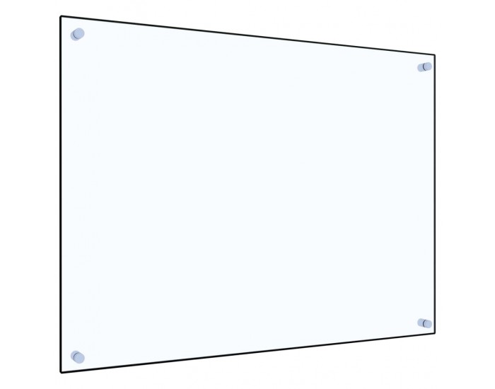 Sonata Кухненски гръб, прозрачен, 80x60 см, закалено стъкло
