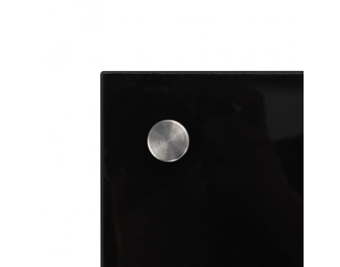 Sonata Кухненски гръб, черен, 80x60 см, закалено стъкло