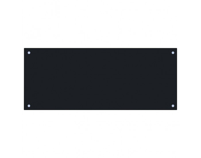 Sonata Кухненски гръб, черен, 100x40 см, закалено стъкло
