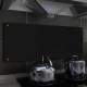 Sonata Кухненски гръб, черен, 100x40 см, закалено стъкло