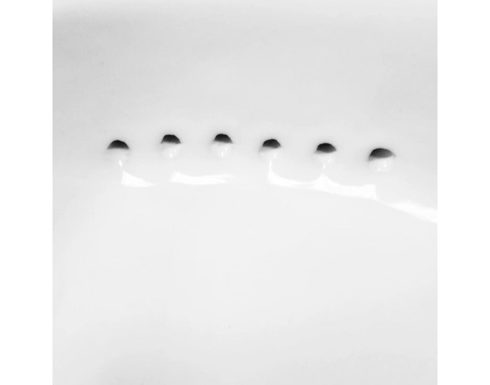 Sonata Окачен писоар с промивен кран, керамика, бял