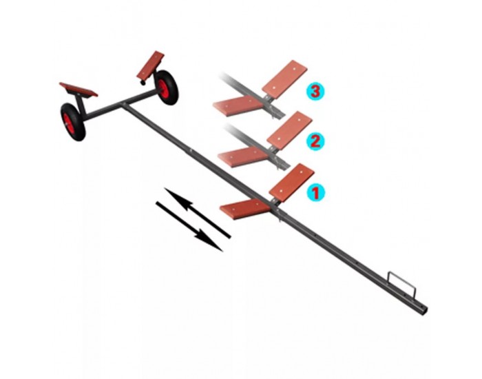 Ремарке за лодка до 160 кг и 4.6 м