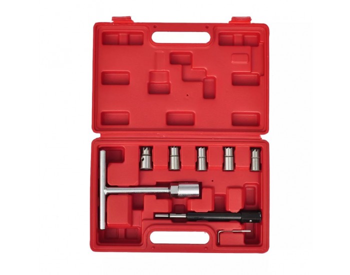 Набор фрези за леглото на инжектори, 7 части Набор фрези за леглото на инжектори, 7 части