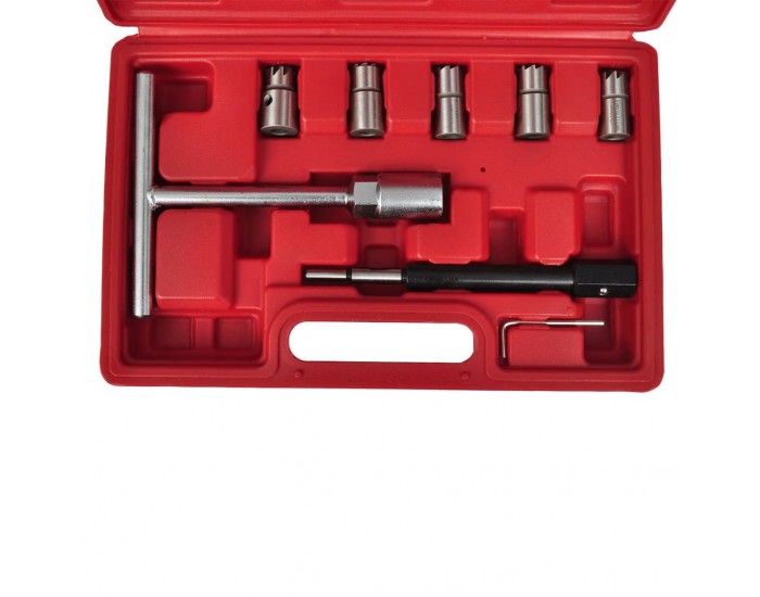 Набор фрези за леглото на инжектори, 7 части Набор фрези за леглото на инжектори, 7 части