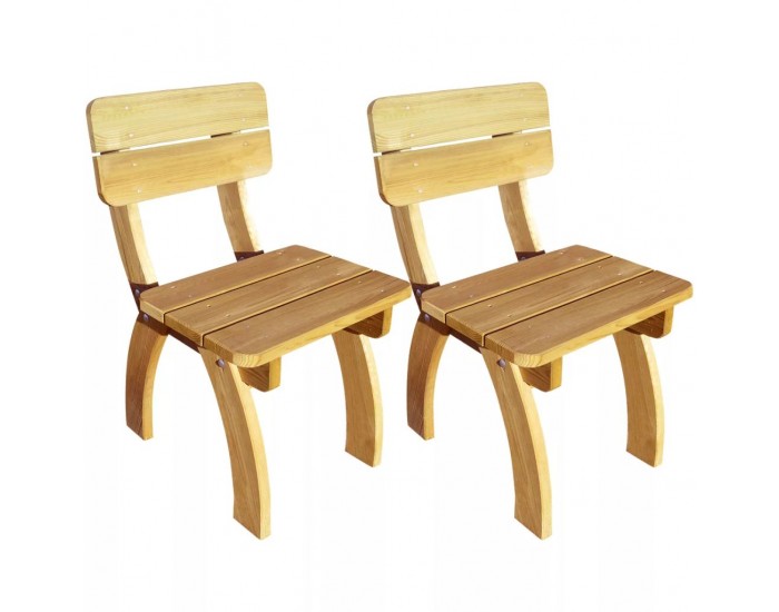 Sonata Градински столове, 2 бр, импрегниран бор