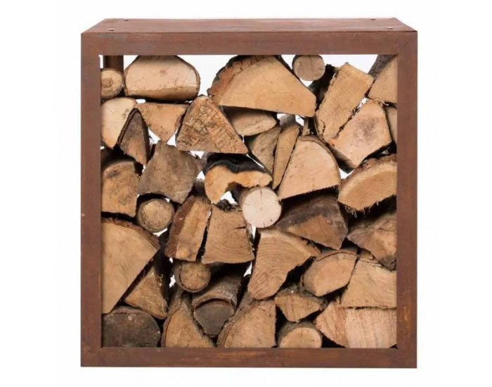 RedFire Стойка за дърва за огрев Hodr, ръждивокафява, 88519