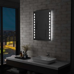 Sonata LED стенно огледало за баня, 60x80 см - Шкафове за баня