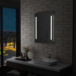 Sonata LED стенно огледало за баня, 60x80 см - Шкафове за баня