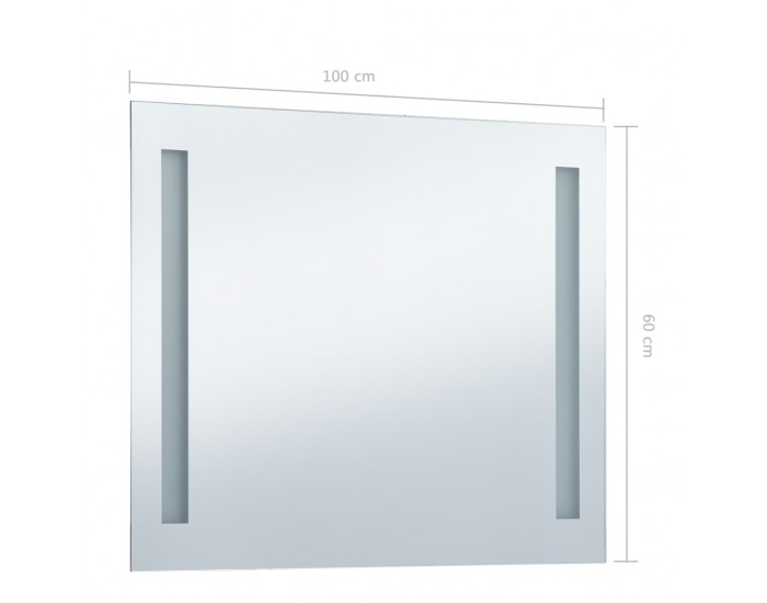 Sonata LED стенно огледало за баня, 100x60 см