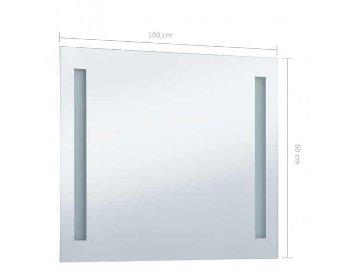 Sonata LED стенно огледало за баня, 100x60 см Sonata LED стенно огледало за баня, 100x60 см