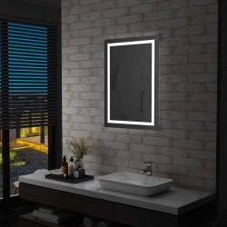 Sonata LED огледало за баня със сензор за допир, 60x80 см - Шкафове за баня