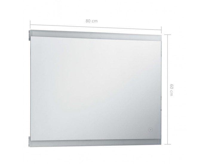 Sonata LED стенно огледало за баня със сензор за допир, 80x60 см Sonata LED стенно огледало за баня със сензор за допир, 80x60 см