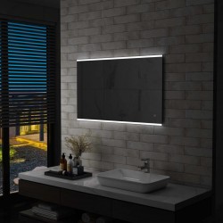 Sonata LED стенно огледало за баня със сензор за допир, 100x60 см - Шкафове за баня