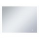 Sonata LED стенно огледало за баня със сензор за допир, 80x60 см
