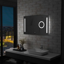 Sonata LED стенно огледало за баня със сензор за допир, 100x60 см - Шкафове за баня