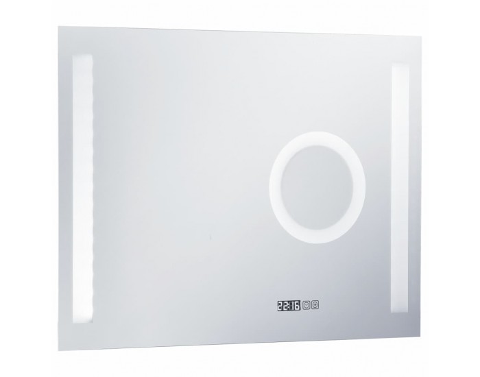 Sonata LED стенно огледало за баня със сензор за допир, 80x60 см